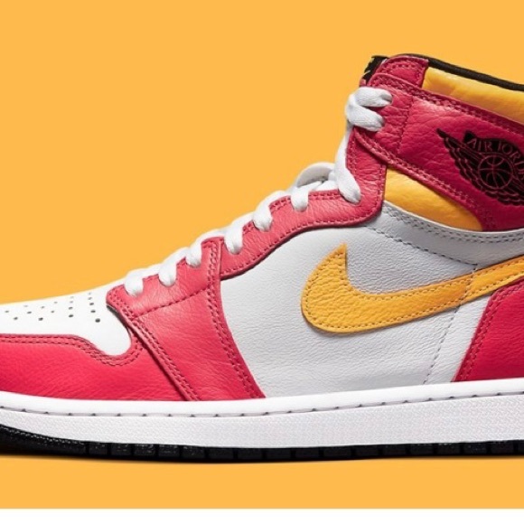 Air Jordan 1 Retro High OG Light Fusion Red🆕 - Picture 6 of 8